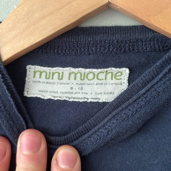 MINI MIOCHE - navy long sleeve t-shirt - Picture 2 of 2